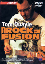 Tom Quayle - From Rock to Fusion by Tom Quayle. For Guitar. Lick Library. DVD. Lick Library #RDR0432. Published by Lick Library.

Develop killer fusion chops and theory knowledge in this exciting and easy to understand course with fusion guitar master Tom Quayle. This superb DVD takes metal, rock, blues and funk guitarists into the exciting and cutting edge world of fusion guitar playing. In this extensive course, Tom shows you how to develop your legato and hybrid picking to get an ultra-modern sound and performs awesome lines for you to learn and digest. Tom also shows you his scale and arpeggio approaches, pentatonic scale development, phrasing exercises and ways to tackle playing over chord changes. From Rock to Fusion will push your playing to the next level and give you the tools you need to become the fusion player you always wanted to be.