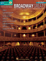 Broadway Greats. (Pro Vocal Men's Edition Volume 9). By Various. For Voice. Pro Vocal. Play Along, Karaoke. Softcover with Karaoke CD. 40 pages. Published by Hal Leonard.

Whether you're a karaoke singer or preparing for an audition, the Pro Vocal series is for you. The book contains the lyrics, melody, and chord symbols for eight hit songs. The CD contains demos for listening and separate backing tracks so you can sing along. The CD is playable on any CD, but it is also enhanced for PC and Mac computer users so you can adjust the recording to any pitch without changing the tempo! Perfect for home rehearsal, parties, auditions, corporate events, and gigs without a backup band. This volume includes 8 songs from the stage: Camelot • Close Every Door to Me • The Girl That I Marry • Kansas City • Oh, What a Beautiful Mornin' • Some Enchanted Evening • Tradition • Younger Than Springtime.