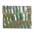 Abalone Very Well Flamed Bow Slide, Bass, 35 x 11.5 mm