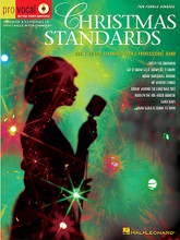 Christmas Standards. (Pro Vocal Women's Edition Volume 5). By Various. For Vocal. Pro Vocal. Play Along, Karaoke. Softcover with Karaoke CD. 24 pages. Published by Hal Leonard.

Whether you're a karaoke singer or preparing for an audition, the Pro Vocal series is for you. The book contains the lyrics, melody, and chord symbols for eight hit songs. The CD contains demos for listening and separate backing tracks so you can sing along. The CD is playable on any CD, but it is also enhanced for PC and Mac computer users so you can adjust the recording to any pitch without changing the tempo! Perfect for home rehearsal, parties, auditions, corporate events, and gigs without a backup band. This volume includes 8 holiday favorites, each in the style of the artist listed: Frosty the Snow Man (Patti Page) • Let It Snow! Let It Snow! Let It Snow! (Lena Horne) • Merry Christmas, Darling (Carpenters) • My Favorite Things (Barbra Streisand) • Rockin' Around the Christmas Tree (Brenda Lee) • Rudolph the Red-Nosed Reindeer (Ella Fitzgerald) • Santa Baby (Eartha Kitt) • Santa Claus Is Comin' to Town (The Andrews Sisters).