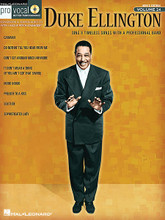 Duke Ellington. (Pro Vocal Series Volume 24). By Duke Ellington. For Voice. Pro Vocal. Softcover with CD. 40 pages. Published by Hal Leonard.

Whether you're a karaoke singer or preparing for an audition, the Pro Vocal series is for you. The book contains the lyrics, melody, and chord symbols for eight classic songs. The CD contains demos for listening and separate backing tracks so you can sing along. The CD is playable on any CD, but it is also enhanced for PC and Mac computer users so you can adjust the recording to any pitch without changing the tempo! Perfect for home rehearsal, parties, auditions, corporate events, and gigs without a backup band. This volume includes 8 Ellington standards: Caravan • Do Nothin' Till You Hear from Me • Don't Get Around Much Anymore • It Don't Mean a Thing (If It Ain't Got That Swing) • Mood Indigo • Prelude to a Kiss • Solitude • Sophisticated Lady.