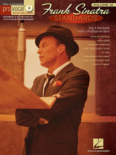 Frank Sinatra Standards. (Pro Vocal Men's Edition Volume 20). By Frank Sinatra. For Voice. Pro Vocal. Play Along, Karaoke. Softcover with Karaoke CD. 32 pages. Published by Hal Leonard.

Whether you're a karaoke singer or preparing for an audition, the Pro Vocal series is for you. The book contains the lyrics, melody, and chord symbols for eight hit songs. The CD contains demos for listening and separate backing tracks so you can sing along. The CD is playable on any CD, but it is also enhanced for PC and Mac computer users so you can adjust the recording to any pitch without changing the tempo! Perfect for home rehearsal, parties, auditions, corporate events, and gigs without a backup band. This volume includes 8 more favorites, including: Come Fly with Me • High Hopes • Love and Marriage • Love's Been Good to Me • My Way • Strangers in the Night • (Love Is) the Tender Trap • Young at Heart.