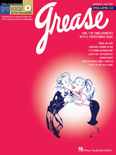 Grease. (Pro Vocal Women's Edition Volume 23). By Various. For Voice. Pro Vocal. Play Along, Karaoke. Softcover with Karaoke CD. 40 pages. Published by Hal Leonard.

Whether you're a karaoke singer or preparing for an audition, the Pro Vocal series is for you. The book contains the lyrics, melody, and chord symbols for eight classic songs. The CD contains demos for listening and separate backing tracks so you can sing along. The CD is playable on any CD, but it is also enhanced for PC and Mac computer users so you can adjust the recording to any pitch without changing the tempo! Perfect for home rehearsal, parties, auditions, corporate events, and gigs without a backup band. This volume includes 7 memorable songs from the hit musical, including: Freddy, My Love • Hopelessly Devoted to You • It's Raining on Prom Night • Look at Me, I'm Sandra Dee • Summer Nights • There Are Worse Things I Could Do • You're the One That I Want.