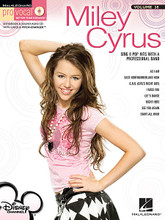 Miley Cyrus. (Pro Vocal Women's Edition Volume 38). By Hannah Montana and Miley Cyrus. For Voice. Pro Vocal. Play Along, Karaoke. Softcover with Karaoke CD. 48 pages. Published by Hal Leonard.

Whether you're a karaoke singer or preparing for an audition, the Pro Vocal series is for you! The book contains the lyrics, melody, and chord symbols for eight classic songs. The CD contains demos for listening and separate backing tracks so you can sing along. The CD is playable on any CD player, and also enhanced so PC and Mac users can adjust the recording to any pitch without changing the tempo! Perfect for home rehearsal, parties, auditions, corporate events, and gigs without a backup band.

Includes 8 pop hits from Hannah Montana's alter ego: As I Am • East Northumberland High • G.N.O. (Girl's Night Out) • I Miss You • Let's Dance • Right Here • See You Again • Start All Over.