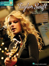 Taylor Swift. (Pro Vocal Women's Edition Volume 49). By Taylor Swift. For Voice. Pro Vocal. Softcover with CD. 48 pages. Published by Hal Leonard.

Whether you're a karaoke singer or preparing for an audition, the Pro Vocal series is for you. The book contains the lyrics, melody, and chord symbols for eight hit songs. The CD contains demos for listening and separate backing tracks so you can sing along. The CD is playable on any CD, but it is also enhanced for PC and Mac computer users so you can adjust the recording to any pitch without changing the tempo! Perfect for home rehearsal, parties, auditions, corporate events, and gigs without a backup band. This volume includes 8 Swift hits: Fearless • Fifteen • Love Story • Our Song • Picture to Burn • Teardrops on My Guitar • Tim McGraw • White Horse.
