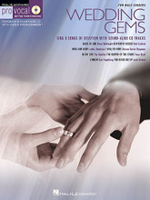 Wedding Gems. (Pro Vocal Men's Edition Volume 8). By Various. For Vocal. Pro Vocal. Play Along, Karaoke. Softcover with Karaoke CD. 32 pages. Published by Hal Leonard.

Whether you're a karoake singer or preparing for an audition, the Pro Vocal series is for you. The book contains the lyrics, melody, and chord symbols for eight favorite songs. The CD contains demos for listening and separate backing tracks so you can sing along. The CD is playable on any CD, but it is also enhanced for PC and Mac computer users so you can adjust the recording to any pitch without changing the tempo! Perfect for home rehearsal, parties, auditions, corporate events, and gigs without a backup band. This volume includes 8 wedding favorites: Back at One (Brian McKnight) • Butterfly Kisses (Bob Carlisle) • Here and Now (Luther Vandross) • I Will Be Here (Steven Curtis Chapman) • In My Life (The Beatles) • The Keeper of the Stars (Tracy Byrd) • Longer (Dan Fogelberg) • You Raise Me Up (Josh Groban).