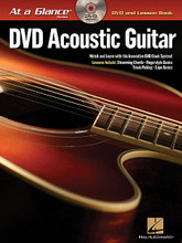 Acoustic Guitar. (DVD/Book Pack). For Guitar (Guitar). At a Glance. Softcover with DVD. Guitar tablature. 32 pages. Published by Hal Leonard.

A first of its kind, the At a Glance series pairs an instructional DVD lesson taught by a professional guitarist with a supplemental.

Song List:

    Landslide
    Stay
    Signs
    Brown Eyed Girl
    Dust In The Wind
    Free Fallin'
    Julia
    Maggie May
    More Than Words
    Night Moves
    Norwegian Wood (This Bird Has Flown)
    Space Oddity
    Watershed
    Thick As A Brick
    Yesterday
    Time In A Bottle