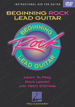 Beginning Rock Lead Guitar (DVD). (Learn to Play Rock Leads!). For Guitar. Instructional/Guitar/DVD. Instructional and Rock. Instructional video: DVD. Published by Hal Leonard.

Let one of guitar's leading educators show you the essentials of playing exciting rock leads! Troy covers modes, articulations, arpeggios, speed exercises, scales, rock licks, theory and more, all in great detail for the beginning rock guitarist. This DVD is an inspiring session with a master designed to bring your playing to the cutting edge! 54 minutes. Accompanying Pocket Guide sold separately (HL.695054).