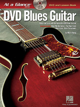 Blues Guitar. (At a Glance Series). For Guitar. At a Glance. Softcover with DVD. Guitar tablature. 48 pages. Published by Hal Leonard.

A first of its kind, the At a Glance series pairs an instructional DVD lesson taught by a professional guitarist with a supplemental.

Song List:

    Five Long Years
    Pride And Joy
    I Got My Eyes On You
    Tell Me
    Louisiana Bayou Drive
    Talkin' Woman (Honey Hush)
    Boom Boom
    Steppin' Out
    Born Under A Bad Sign
    Cannonball Shuffle
    Mama Talk To Your Daughter
    Collins' Mix
    Dust My Broom
    I'm Your Hoochie Coochie Man
    Sweet Home Chicago
    Texas Flood
    The Thrill Is Gone
    Frosty
    Three O'clock Blues