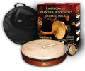 Plain Bodhran (18 inch Bodhran). For Bodhran Drum (BODHRAN). Waltons Irish Music Instrument. Hal Leonard #WMP1900. Published by Hal Leonard.

Bodhrán gift packs include everything the beginning player needs to get started! First and foremost, a standard bodhran, handcrafted from the finest wood with a head made from real goatskin is included, along with a hardwood beater and carrying case. In addition, the Absolute Beginners: Bodhrán instructional DVD by Conor Long (HL.634001) is provided, plus bodhrán care cream (HL.634007) to keep your bodhrán in peak condition!