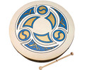Trinity Bodhran (18 inch Bodhran). For Bodhran Drum. Waltons Irish Music Instrument. Hal Leonard #WM1906. Published by Hal Leonard.

Waltons' classic range of standard bodhrans are handcrafted from the finest woods, with heads made from real goatskin. All bodhrans come with a carrying box and hardwood beater. Suitable for everyone from beginners to advanced players.