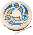 Trinity Bodhran (8 inch Bodhran). For Bodhran Drum. Waltons Irish Music Instrument. Hal Leonard #WM1956. Published by Hal Leonard.

Waltons' classic range of standard bodhrans are handcrafted from the finest woods, with heads made from real goatskin. All bodhrans come with a carrying box and hardwood beater. Suitable for everyone from beginners to advanced players.
