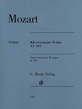 Wolfgang Amadeus Mozart - Piano Sonata in D Major, K. 284 (205b) by Wolfgang Amadeus Mozart (1756-1791). Edited by Ernst Herttrich. For Piano. Henle Music Folios. Softcover. 30 pages. G. Henle #HN1063. Published by G. Henle.

Now available in a single Urtext edition.