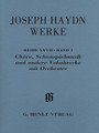 Choruses, Incidental Music and Other Vocal Works with Orchestra (Haydn Complete Edition with critical report, Series XXVII, Vol. 3). By Franz Joseph Haydn (1732-1809). Edited by James Dack. Henle Complete Edition. Softcover. 302 pages. G. Henle #HN5801. Published by G. Henle.

Includes: “Su cantiamo” Hob. Deest * Der Sturm/The Storm Hob. XXIVa:8 * Invocation of Neptune Hob. XXIVa:9 * Music for the tragedy “Alfred, König der Angelsachsen, oder der patriotische König” Hob. XXX:5 * Incidental Music (Proverbe dramatique “Le Prince Wourtsberg”) Hob. XXX:4 * Volck's Lied Hob. XXVIa:43. Includes: Su cantiamo Hob. Deest * Der Sturm/The Storm Hob. XXIVa:8 * Invocation of Neptune Hob. XXIVa:9 * Music for the tragedy Alfred, König der Angelsachsen, oder der patriotische König Hob. XXX:5 * Incidental Music (Proverbe dramatique Le Prince Wourtsberg) Hob. XXX:4 * Volcks Lied Hob. XXVIa:43.