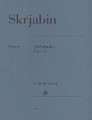 24 Preludes Op. 11 (Piano Solo). By Alexander Scriabin (1872-1915). Edited by Valentina Rubcova. For Piano. Piano (Harpsichord), 2-hands. Henle Music Folios. Pages: V and 46. SMP Level 10 (Advanced). Softcover. 52 pages. G. Henle #HN484. Published by G. Henle.

This title has selections that range in difficulty from SMP Level 8-10.

About SMP Level 10 (Advanced) 

Very advanced level, very difficult note reading, frequent time signature changes, virtuosic level technical facility needed.