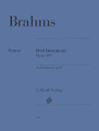 3 Intermezzi - Op. 117 by Johannes Brahms (1833-1897). Edited by Monica Steegmann. For Piano. Piano (Harpsichord), 2-hands. Henle Music Folios. Urtext edition-paper bound. Classical Period. SMP Level 10 (Advanced). Collection. 15 pages. G. Henle #HN121. Published by G. Henle.

About SMP Level 10 (Advanced) 

Very advanced level, very difficult note reading, frequent time signature changes, virtuosic level technical facility needed.

Song List:

    Intermezzo, B Flat Minor, Op. 117,2 (Piano Solo) Composed by Johannes Brahms
    Intermezzo, C Sharp Minor, Op. 117,3 (Piano Solo) Composed by Johannes Brahms
    Intermezzo, E Flat Major, Op. 117,1 (Piano Solo) Composed by Johannes Brahms