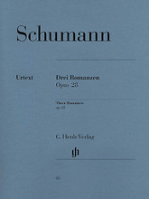 3 Romances Op. 28 (Piano Solo). Composed by Robert Schumann. Edited by Wolfgang Boetticher. For Piano. Piano (Harpsichord), 2-hands. Henle Music Folios. Pages: 21. SMP Level 10 (Advanced). Softcover. 32 pages. G. Henle #HN85. Published by G. Henle.

“...as your bride, you must indeed dedicate something further to me, and I know of nothing more tender than these 3 Romances, in particular the middle one, which is the most beautiful love duet.” It was with these words that Clara Schumann laid claim to the dedication of the Romances which Robert had given her as a Christmas present in 1839. Robert did not, however, consider them to be “good or worthy enough” of her. Even so, he later counted the Romances amongst his most successful works; in particular, the “middle one” mentioned above is probably one of his most beautiful and melodic compositions. This Urtext edition has been revised to include the latest in scholarly research and now includes an extensive critical report.

About SMP Level 10 (Advanced) 

Very advanced level, very difficult note reading, frequent time signature changes, virtuosic level technical facility needed.