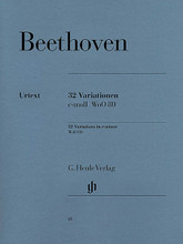 32 Variations C Minor WoO 80 (Piano Solo). By Ludwig van Beethoven (1770-1827). Edited by Friedhelm Klugmann. For Piano. Piano (Harpsichord), 2-hands. Henle Music Folios. Pages: 18. SMP Level 10 (Advanced). Softcover. 22 pages. G. Henle #HN61. Published by G. Henle.

About SMP Level 10 (Advanced) 

Very advanced level, very difficult note reading, frequent time signature changes, virtuosic level technical facility needed.