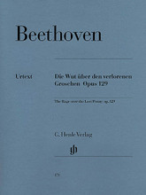 Alla Ingharese Quasi Un Capriccio G Major Op. 129 [The Rage Over the Lost Penny] (Piano Solo). By Ludwig van Beethoven (1770-1827). Edited by Otto von Irmer. For Piano. Piano (Harpsichord), 2-hands. Henle Music Folios. Pages: 15. SMP Level 8 (Early Advanced). Softcover. 16 pages. G. Henle #HN171. Published by G. Henle.

About SMP Level 8 (Early Advanced) 

4 and 5-note chords spanning more than an octave. Intricate rhythms and melodies.