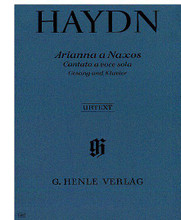 Arianna a Naxos, Cantata for Voice and Piano Hob.XXVIb:2 by Franz Joseph Haydn (1732-1809). Edited by Marianne Helms. For Piano, Voice. Voice. Henle Music Folios. Pages: V and 23. Softcover. 28 pages. G. Henle #HN537. Published by G. Henle.