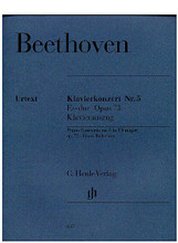 Concerto for Piano and Orchestra E Flat Major Op. 73, No. 5 (2 Pianos, 4 Hands). By Ludwig van Beethoven (1770-1827). Edited by Hans-werner Kuthen and Hans-Werner K. For Piano, 2 Pianos, 4 Hands. 2 Pianos, 4-hands. Henle Music Folios. Pages: X and 93. SMP Level 10 (Advanced). Softcover. 104 pages. G. Henle #HN637. Published by G. Henle.

About SMP Level 10 (Advanced) 

Very advanced level, very difficult note reading, frequent time signature changes, virtuosic level technical facility needed.

Song List:

    Concerto For Piano And Orchestra No. 5, E Flat Major, Op. 73 (2 Pianos, 4-hands) Performed by Ludwig Van Beethoven
    Concerto For Piano And Orchestra No. 5, E Flat Major, Op. 73 (Orchestral Works) Performed by Ludwig Van Beethoven