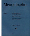 Concerto in E Minor, Op. 64 (Violin and Piano). By Felix Bartholdy Mendelssohn (1809-1847). Edited by Ullrich Scheideler. For Piano, Violin. Violin. Henle Music Folios. Pages: Score = VII and 54 * Vl Part = 14. Softcover. G. Henle #HN720. Published by G. Henle.

For the first time this celebrated concerto will now appear in a source-critical edition. Ullrich Scheideler depicts how the work evolved, describes its sources, and comments on the musical text. The well-known violinist Igor Ozim has marked up Mendelssohn's approved violin part, adding fingering and bowing marks as an aid to today's performers. He has also supplied a separate commentary showing that Mendelssohn's autograph already contains useful suggestions for shaping the solo part. The piano reduction – a revised version of the one that accompanied the first edition – lies well under the fingers while remaining as faithful as possible to the original text.