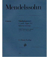 Concerto in E Minor, Op. 64 (Violin and Piano). By Felix Bartholdy Mendelssohn (1809-1847). Edited by Ullrich Scheideler. For Piano, Violin. Violin. Henle Music Folios. Pages: Score = VII and 54 * Vl Part = 14. Softcover. G. Henle #HN720. Published by G. Henle.

For the first time this celebrated concerto will now appear in a source-critical edition. Ullrich Scheideler depicts how the work evolved, describes its sources, and comments on the musical text. The well-known violinist Igor Ozim has marked up Mendelssohn's approved violin part, adding fingering and bowing marks as an aid to today's performers. He has also supplied a separate commentary showing that Mendelssohn's autograph already contains useful suggestions for shaping the solo part. The piano reduction – a revised version of the one that accompanied the first edition – lies well under the fingers while remaining as faithful as possible to the original text.