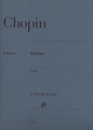 Etuden by Frederic Chopin (1810-1849). Edited by Ewald Zimmermann. For Piano. Piano (Harpsichord), 2-hands. Urtext Editions. Pages: 135. Romantic Period. SMP Level 10 (Advanced). Collection. Standard notation, fingerings, introductory text and thematic index (does not include words to the songs). 127 pages. G. Henle #HN124. Published by G. Henle.

About SMP Level 10 (Advanced) 

Very advanced level, very difficult note reading, frequent time signature changes, virtuosic level technical facility needed.