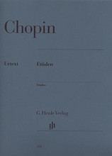 Etuden by Frederic Chopin (1810-1849). Edited by Ewald Zimmermann. For Piano. Piano (Harpsichord), 2-hands. Urtext Editions. Pages: 135. Romantic Period. SMP Level 10 (Advanced). Collection. Standard notation, fingerings, introductory text and thematic index (does not include words to the songs). 127 pages. G. Henle #HN124. Published by G. Henle.

About SMP Level 10 (Advanced) 

Very advanced level, very difficult note reading, frequent time signature changes, virtuosic level technical facility needed.