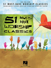 51 Must-Have Worship Classics by Various. For Piano/Vocal/Guitar. Piano/Vocal/Guitar Songbook. Softcover. 224 pages. Published by Hal Leonard.

The title says it all! Arrangements for piano, voice, and guitar are included for the songs: Above All • As the Deer • Days of Elijah • Firm Foundation • Here I Am to Worship • In Christ Alone • Refiner's Fire • Shine, Jesus, Shine • Shout to the Lord • We All Bow Down • Your Name • and more.