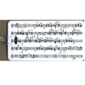 Instrument Case Tag - Music Staves