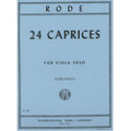 Rode: 24 Caprices For Viola Solo/Intl