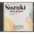 Suzuki Viola School CD, Volumes 3 & 4 - Preucil