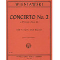 Wieniawski: Concerto 2 In D Minor, Op. 22, Violin & Pno/Intl