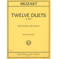 Mozart: 12 Duets, K. 487 For Violin And Viola