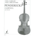 Penderecki: Cadenza For Solo Viola/Schott