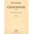 Handel: Chaconne In G Major, HWV 435 For Violin And Viola