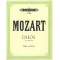 Mozart: Two Duets, K. 423 And 424, Violin And Viola/Peters