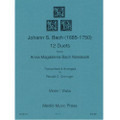 Bach, JS: 12 Duets From Anna Magdalena Bach Notebook, Vln, Vla