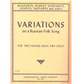 Glazunov: Variations On A Russian Folk Song/Intl