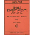 Mozart: Three Divertimenti, K. 136, 137, 138/Intl