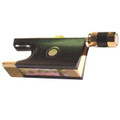 Gold-Mounted Ebony Frog w/Paris Eye & Gold Button,  8 KT-Violin