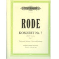 Rode: Concerto No. 7 In A Minor, Op. 9, Violin & Piano/Peters