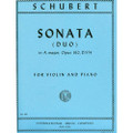 Schubert: Sonata In A Major (Duo), Op. 162, D. 574/Intl