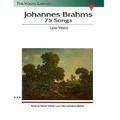 Johannes Brahms: 75 Songs - Low Voice