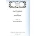 Paganini: Cantabile In D For Violin And Piano