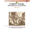 English Songs: Renaissance to Baroque - High Voice w/Audio Online