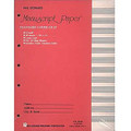 Standard Loose Leaf Manuscript Paper (Pink Cover)