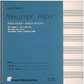 Wide Staff Wirebound Manuscript Paper (Aqua Cover)