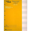 Manuscript Paper (Wide Staff)